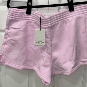 Aritzia Soft Pink Lounge Shorts